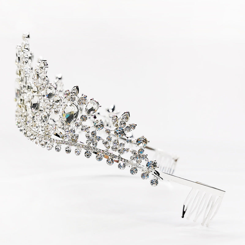 Luxury Rhinestone Bridal Wedding Tiara