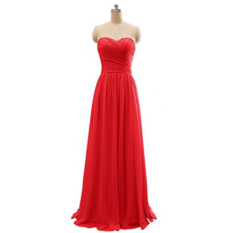 Elegant Chiffon Bridesmaid Mini Dress