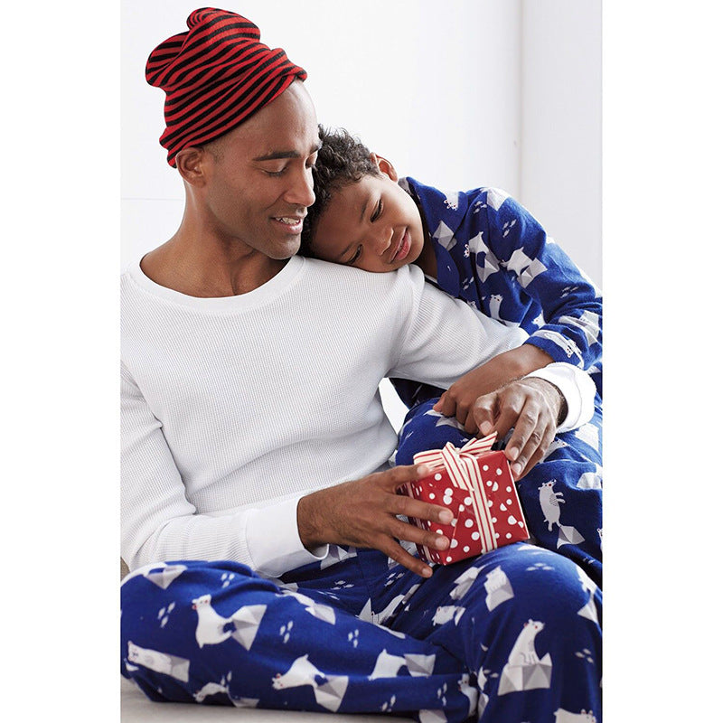 Casual Two-Piece Parent-Child Pyjamas Set