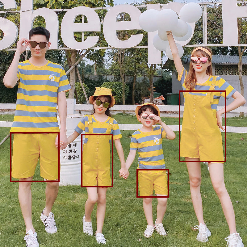 Korean Style Family Matching Summer T-Shirts