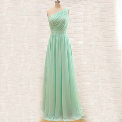 Elegant Chiffon Bridesmaid Mini Dress