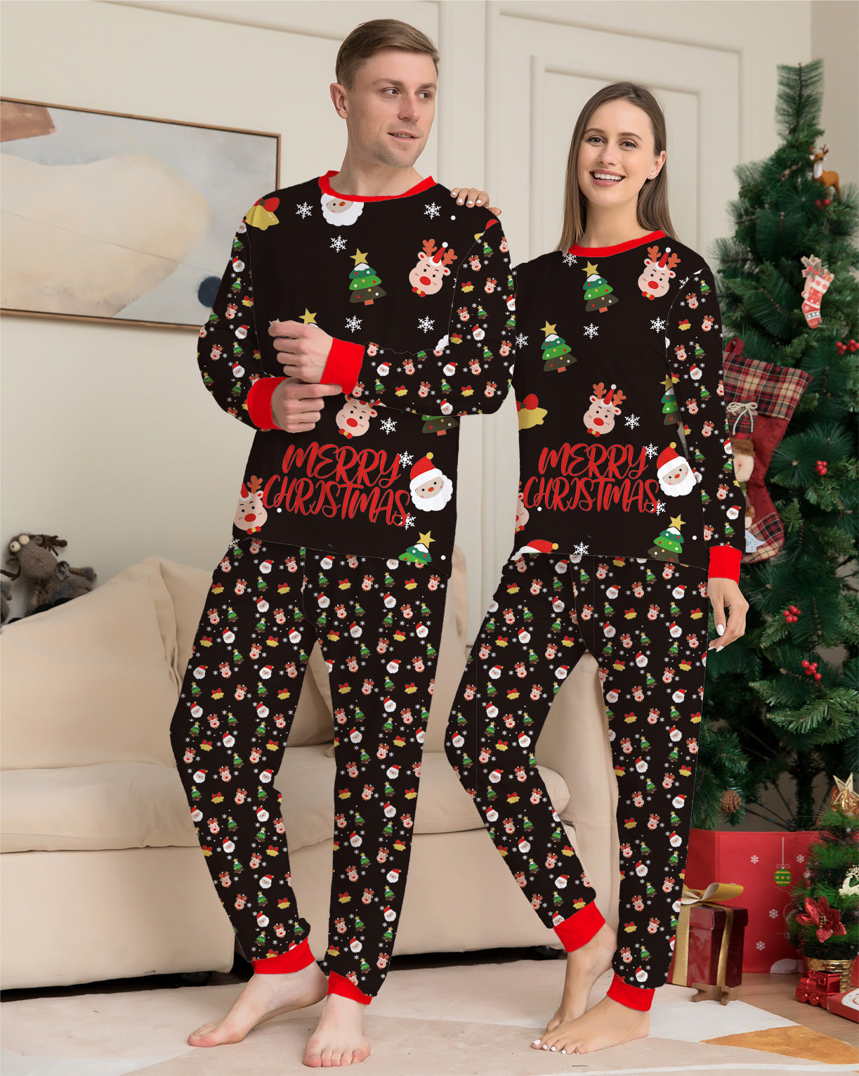 Family Christmas Matching Pyjamas Set