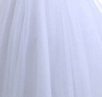 Elegant Long Skirt Wedding Dress