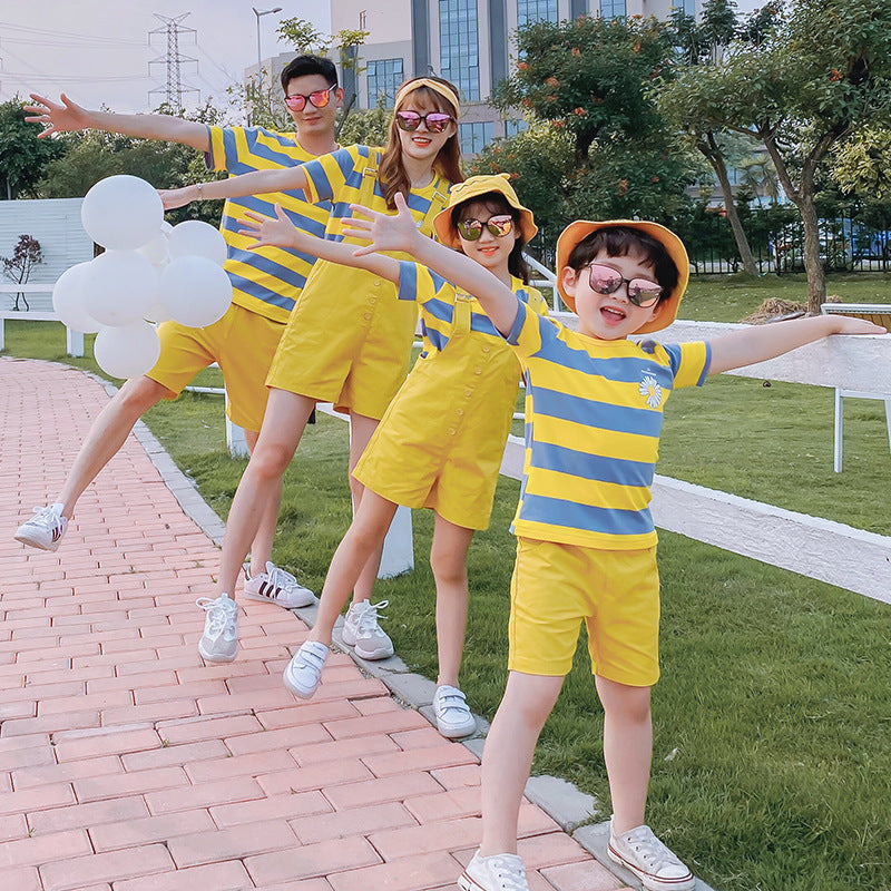 Korean Style Family Matching Summer T-Shirts