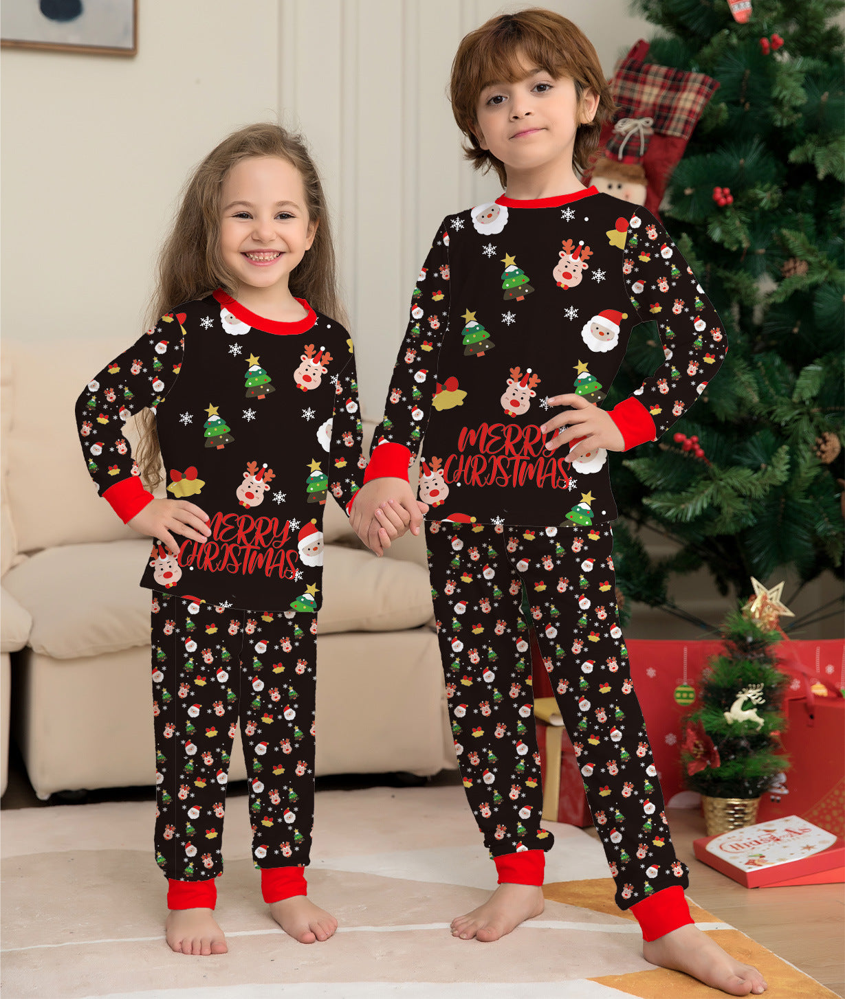 Family Christmas Matching Pyjamas Set